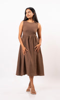 Elegant Flow Midi Dress